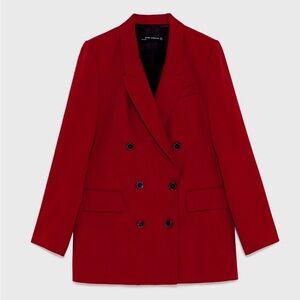 NWT ZARA OVERSIZED FLOWY DOUBLE-BREASTED JACKET